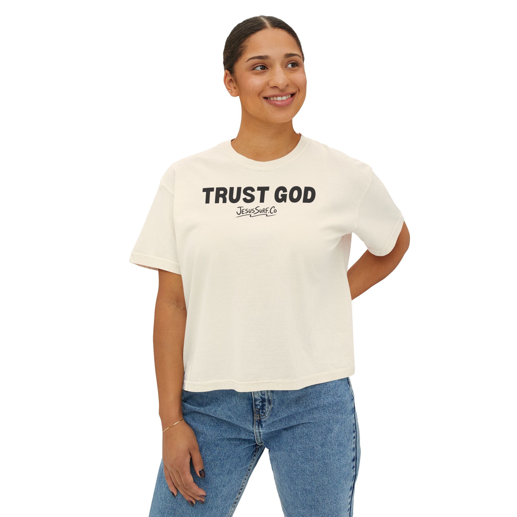 Trust/Fear God Cropped Tee