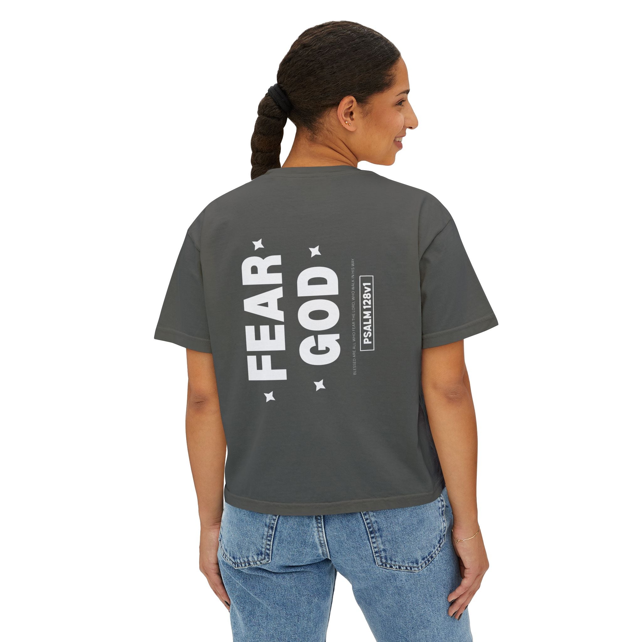 Trust/Fear God Cropped Tee