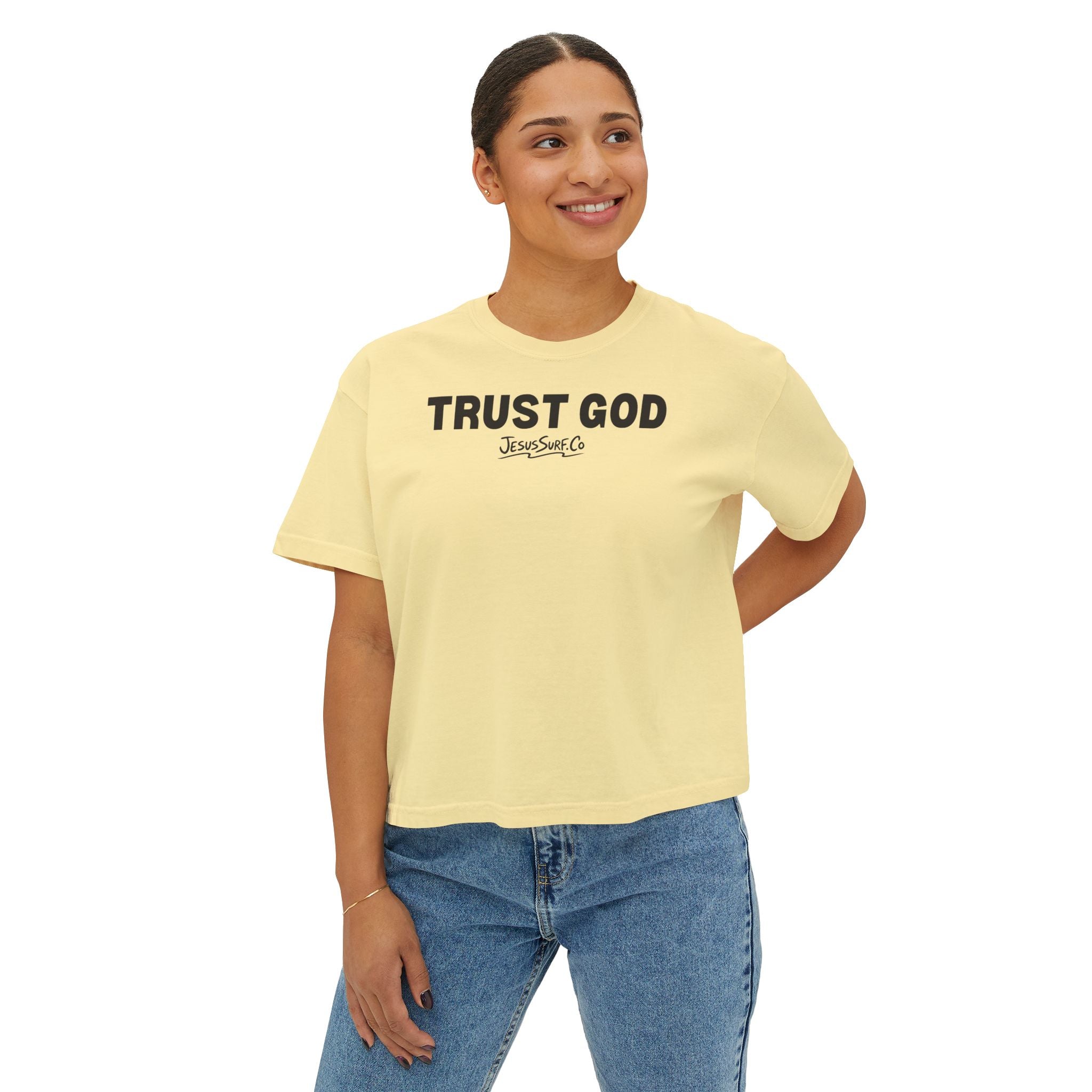 Trust/Fear God Cropped Tee