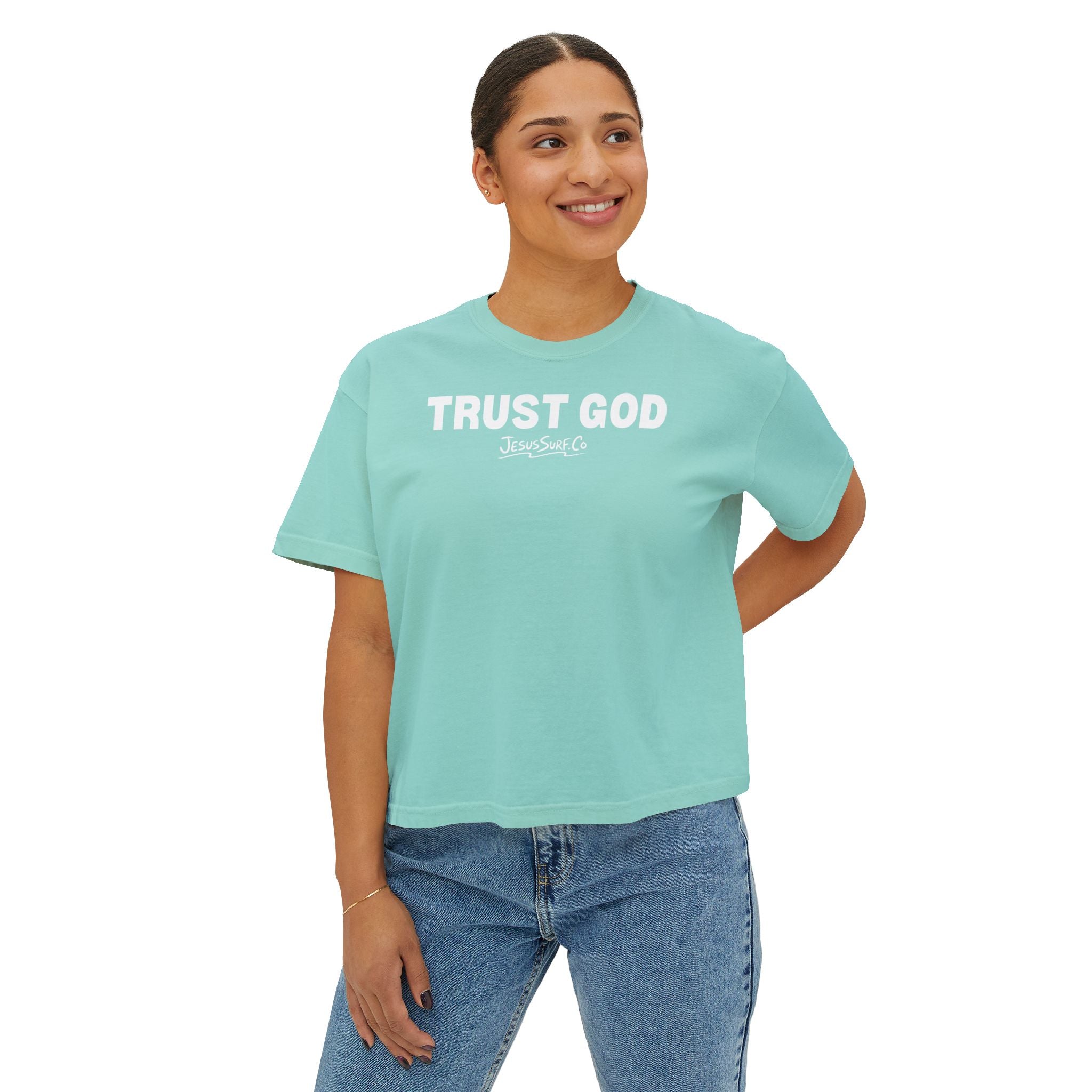 Trust/Fear God Cropped Tee